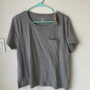 J. Crew  T shirts heather gray NWT